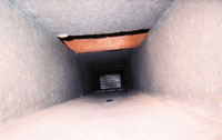 Ducts after cleaning